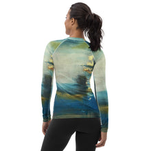 Load image into Gallery viewer, Women's Rash Guard Texas Tea Whimsy Fit UPF 50+ Long Sleeve Swim Shirt