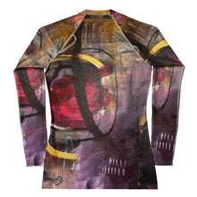 Load image into Gallery viewer, Women's Rash Guard Uneven Pavement Whimsy Fit UPF 50+ Long Sleeve Swim Shirt