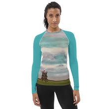Load image into Gallery viewer, Rash Guard "Party is Over" - Whimsy Fit Workout Wear
