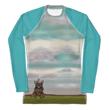 Load image into Gallery viewer, Rash Guard "Party is Over" - Whimsy Fit Workout Wear