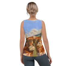 Load image into Gallery viewer, Burnt Orange Longhorn Tank Top Whimsy FIt
