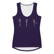 Load image into Gallery viewer, Dancing Ballerina Skeleton Tank Top - Whimsy Fit Workout Wear