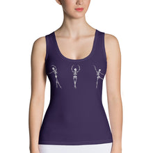 Load image into Gallery viewer, Dancing Ballerina Skeleton Tank Top - Whimsy Fit Workout Wear