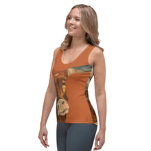 Load image into Gallery viewer, Burnt Orange Longhorn Tank Top Whimsy FIt