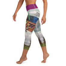 Load image into Gallery viewer, Yoga Capri Leggings Women Leggings Abstract Print with Party Dog Whimsy Fit