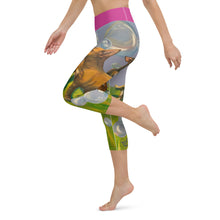Load image into Gallery viewer, Whimsy Fit Yoga Capri Leggings Staffordshire Terrier High Waist Leggings