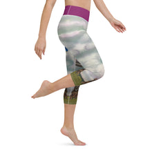 Load image into Gallery viewer, Yoga Capri Leggings Women Leggings Abstract Print with Party Dog Whimsy Fit