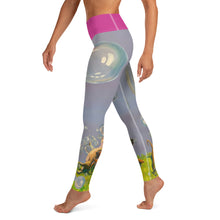 Load image into Gallery viewer, Womens Leggings Yoga Abstract Print Staffordshire Terrier Whimsy Fit