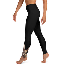 Load image into Gallery viewer, Black Yoga Leggings Womens Leggings Bunny Whimsy Fit