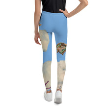 Load image into Gallery viewer, Girls Dog Print Leggings Whimsy Fit Matching Mom “Escape Route”