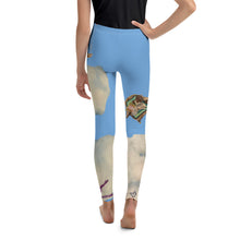 Load image into Gallery viewer, Girls Dog Print Leggings Whimsy Fit Matching Mom “Escape Route”
