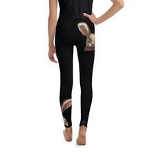 Load image into Gallery viewer, Black Bunny Girls Leggings - Whimsy Fit Workout Wear