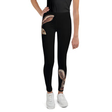 Load image into Gallery viewer, Black Bunny Girls Leggings - Whimsy Fit Workout Wear