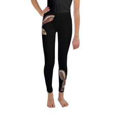 Load image into Gallery viewer, Black Bunny Girls Leggings - Whimsy Fit Workout Wear