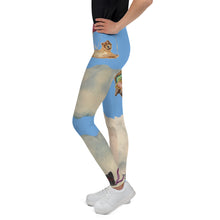 Load image into Gallery viewer, Girls Dog Print Leggings Whimsy Fit Matching Mom “Escape Route”