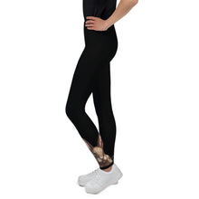 Load image into Gallery viewer, Black Bunny Girls Leggings - Whimsy Fit Workout Wear