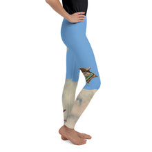 Load image into Gallery viewer, Girls Dog Print Leggings Whimsy Fit Matching Mom “Escape Route”