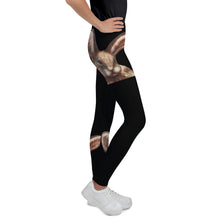 Load image into Gallery viewer, Black Bunny Girls Leggings - Whimsy Fit Workout Wear