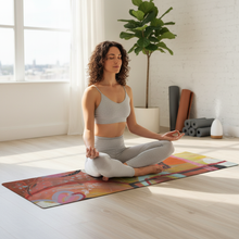 Load image into Gallery viewer, Circles in the Sand Yoga Mat Marketing Photo