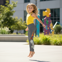 Load image into Gallery viewer, Girls Dexter Leggings - Left Side Focus