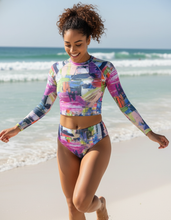 Load image into Gallery viewer, Marketing photo for High-waisted bikini bottom "Kris Kros"