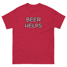 Load image into Gallery viewer, Beer Helps Men's classic tee - Whimsy Fit Workout Wear
