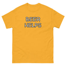 Load image into Gallery viewer, Beer Helps Men's classic tee - Whimsy Fit Workout Wear