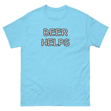 Load image into Gallery viewer, Beer Helps Men's classic tee - Whimsy Fit Workout Wear