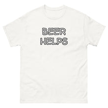 Load image into Gallery viewer, Beer Helps Men&#39;s classic tee - Whimsy Fit Workout Wear
