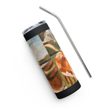 Load image into Gallery viewer, Longhorn Stainless Steel Tumbler with handle Thermos Whimsy FIt