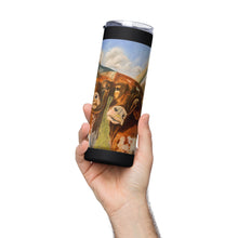 Load image into Gallery viewer, Longhorn Stainless Steel Tumbler with handle Thermos Whimsy FIt