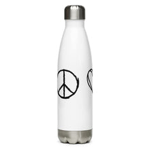 Load image into Gallery viewer, Peace Love & Pickleball Stainless steel Water Bottle Whimsy Fit