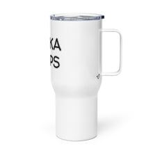 Load image into Gallery viewer, "Vodka Helps" Travel Mug with Handle - Whimsy Fit Workout Wear