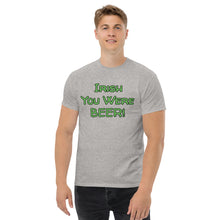 Load image into Gallery viewer, Irish You Were Beer T-Shirt - Funny St. Patrick's Day Tee Whimsy FIt