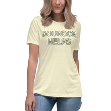 Load image into Gallery viewer, Bourbon Helps Women's T-Shirt - Whimsy Fit Workout Wear