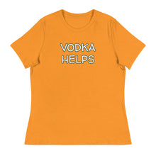 Load image into Gallery viewer, Womens Vodka Helps T-Shirt Weekend Vibes, Whimsy Fit
