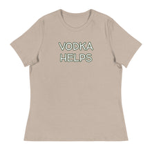 Load image into Gallery viewer, Womens Vodka Helps T-Shirt Weekend Vibes, Whimsy Fit