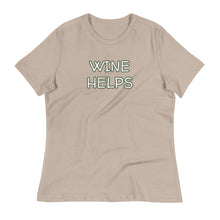 Load image into Gallery viewer, Womens Wine Helps T-Shirt Weekend Vibes, Whimsy Fit