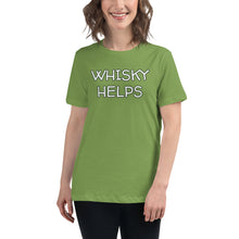 Load image into Gallery viewer, Womens Whisky Helps T-Shirt Weekend Vibes, Whimsy Fit