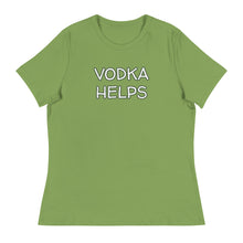 Load image into Gallery viewer, Womens Vodka Helps T-Shirt Weekend Vibes, Whimsy Fit