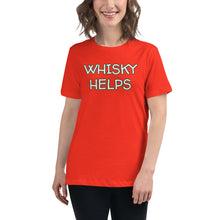 Load image into Gallery viewer, Womens Whisky Helps T-Shirt Weekend Vibes, Whimsy Fit