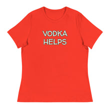 Load image into Gallery viewer, Womens Vodka Helps T-Shirt Weekend Vibes, Whimsy Fit