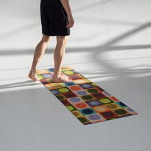 Load image into Gallery viewer, Circles Print Yoga Mat Customize - Whimsy Fit Workout Wear