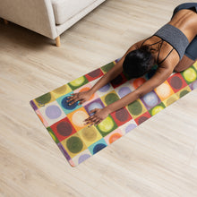 Load image into Gallery viewer, Circles Print Yoga Mat Customize - Whimsy Fit Workout Wear