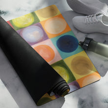 Load image into Gallery viewer, Circles Print Yoga Mat Customize - Whimsy Fit Workout Wear