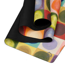 Load image into Gallery viewer, Circles Print Yoga Mat Customize - Whimsy Fit Workout Wear