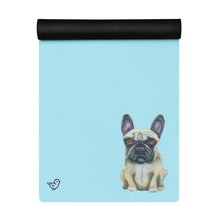 Load image into Gallery viewer, Frenchie French Bulldog on Yoga Mat Personalized Whimsy Fit
