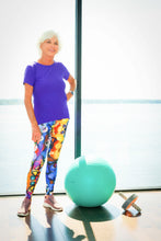 Load image into Gallery viewer, Capri Leggings &quot;Breeze Bright&quot; by Whimsy Fit - Whimsy Fit Workout Wear
