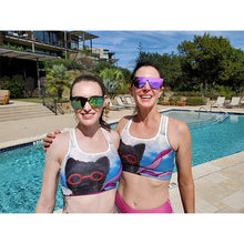 Load image into Gallery viewer, "Can I Come in?" Padded Sports Bra - Whimsy Fit Workout Wear