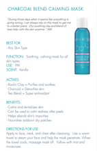 Load image into Gallery viewer, ANN WEBB Charcoal Clay Mask is a soothing clay with blend of teas help calm irritated skin Made in America- Whimsy Fit Workout Wear
